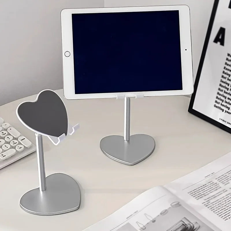 Retractable Phone & Tablet Stand – extended stand front view