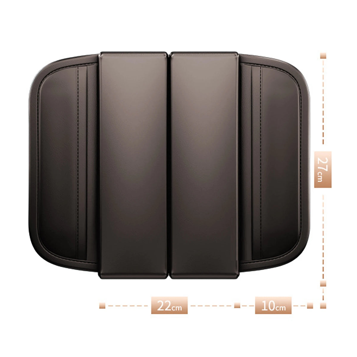 PU Leather Car Armrest Cover – cushion thickness detail
