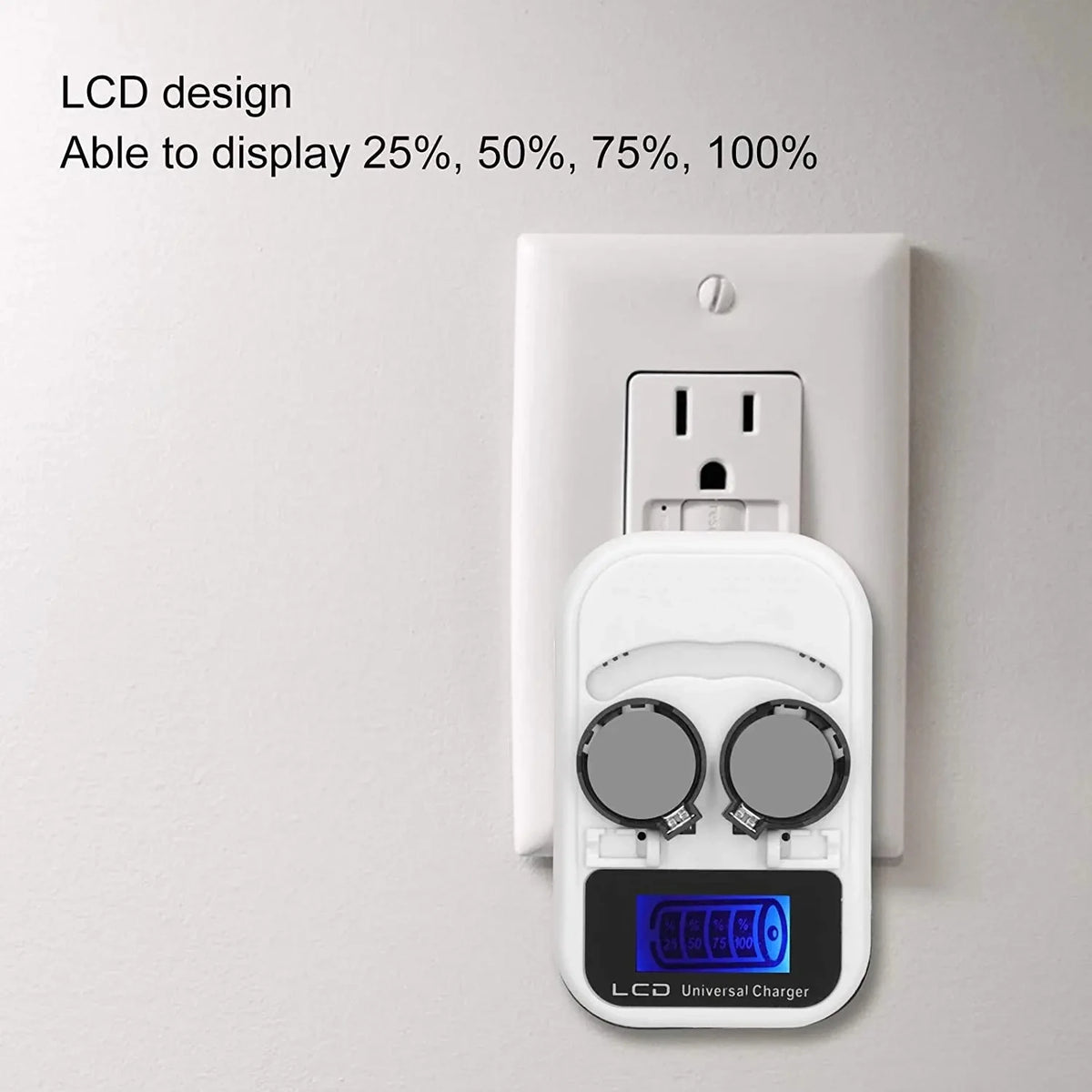 LCD Smart Battery Charger – USB cable connection