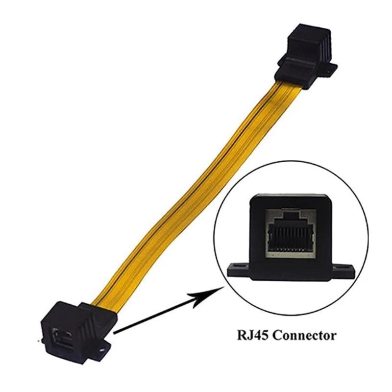 Cat5 Slim Ethernet Wall Cable – routed through wall