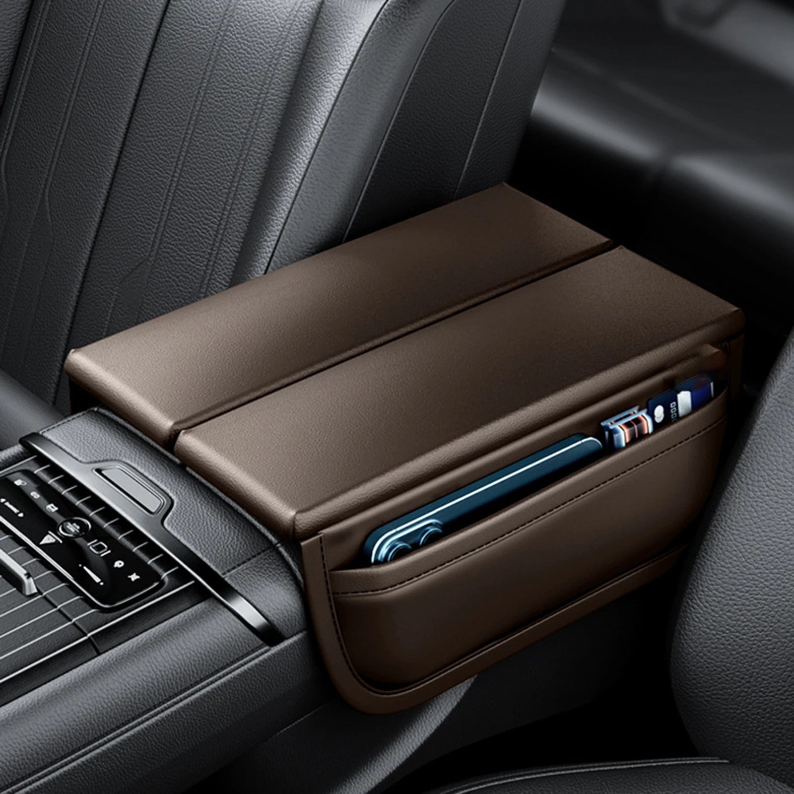 PU Leather Car Armrest Cover – packaging