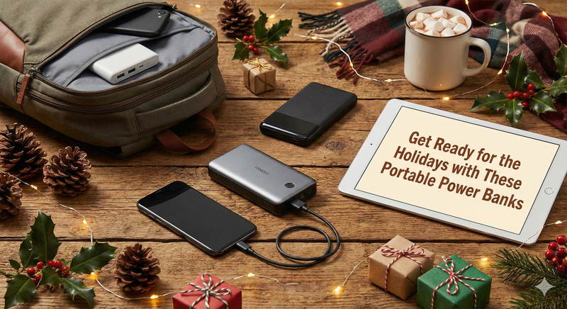 Get Ready for the Holidays with These Portable Power Banks