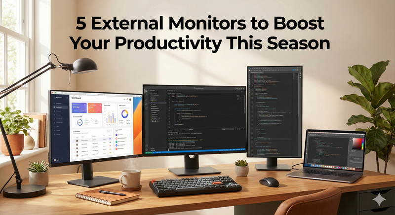 5 External Monitors to Boost Your Productivity This Season
