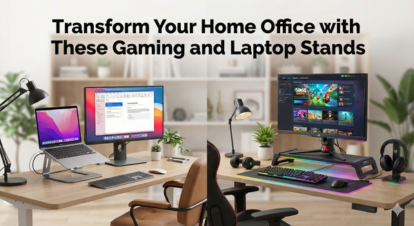 Transform Your Home Office with These Gaming and Laptop Stands