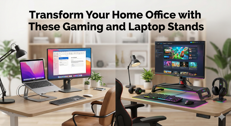 Transform Your Home Office with These Gaming and Laptop Stands