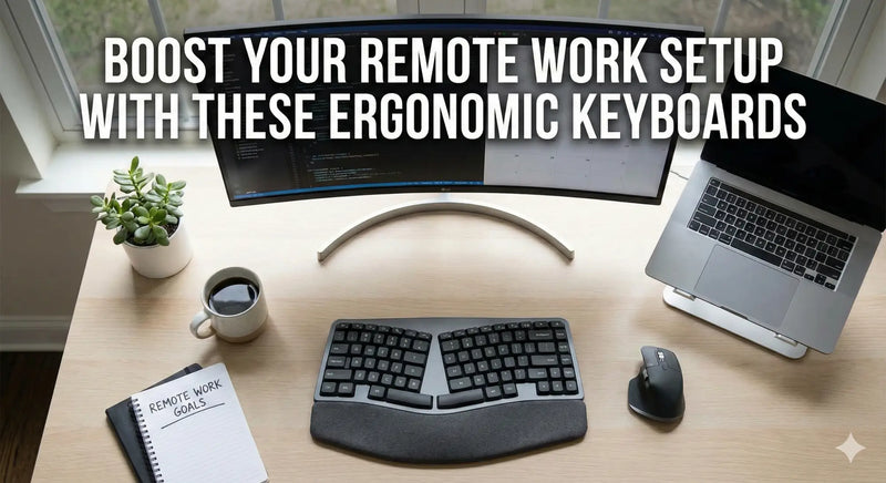 Boost Your Remote Work Setup with These Ergonomic Keyboards