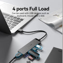 USB-C 4-Port Hub with Charging - USB 3.0 Splitter