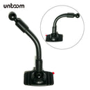 Adjustable black mounting arm with ball head base for 17mm ball car phone holder