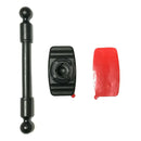 Camera mount components featuring a 17mm ball head base, adjustable arm, and cushion pad
