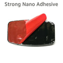 Rectangular adhesive pad with red layer revealing black surface for 17mm Ball Head Base