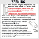 Portable Magnetic Mini 10000Mah Wireless Fast Charger with LED Digital Display for Outdoor Travel and Emergency Power for Phone, Magnetic Powerbank Charger