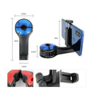 Smartphone camera lens attachment with a 360° rotatable phone holder for car convenience