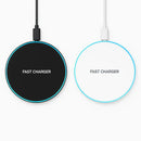 Fast Charger 15W Portable Wireless Charger Pad for Iphone - Black & White Options Available No Warranty