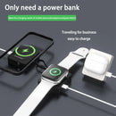 3 in 1 5000Mah Mini Magnetic Wireless Fast Charging Portable Power Bank, Portable Powerbank, Multifunctional Mobile Power, Universal Power Bank for Outdoor Sports, Travel, Phone, Magnetic Power Bank Charger, Magnetic Battery Pack, Travel Gadgets