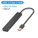 USB-C 4-Port Hub with Charging - USB 3.0 Splitter