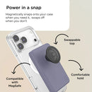 Magsafe Powerpack - 5000Mah Magnetic Powerbank with Grip & Stand for Magsafe Phones - Wireless Charging, Secure Hold, Compact Design - Popsockets