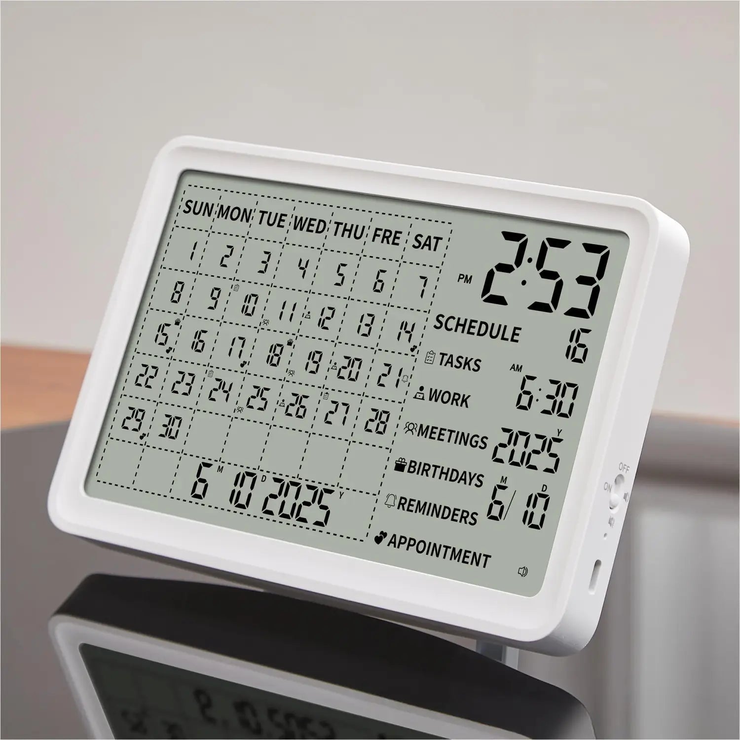 Digital Calendar 8-Inch