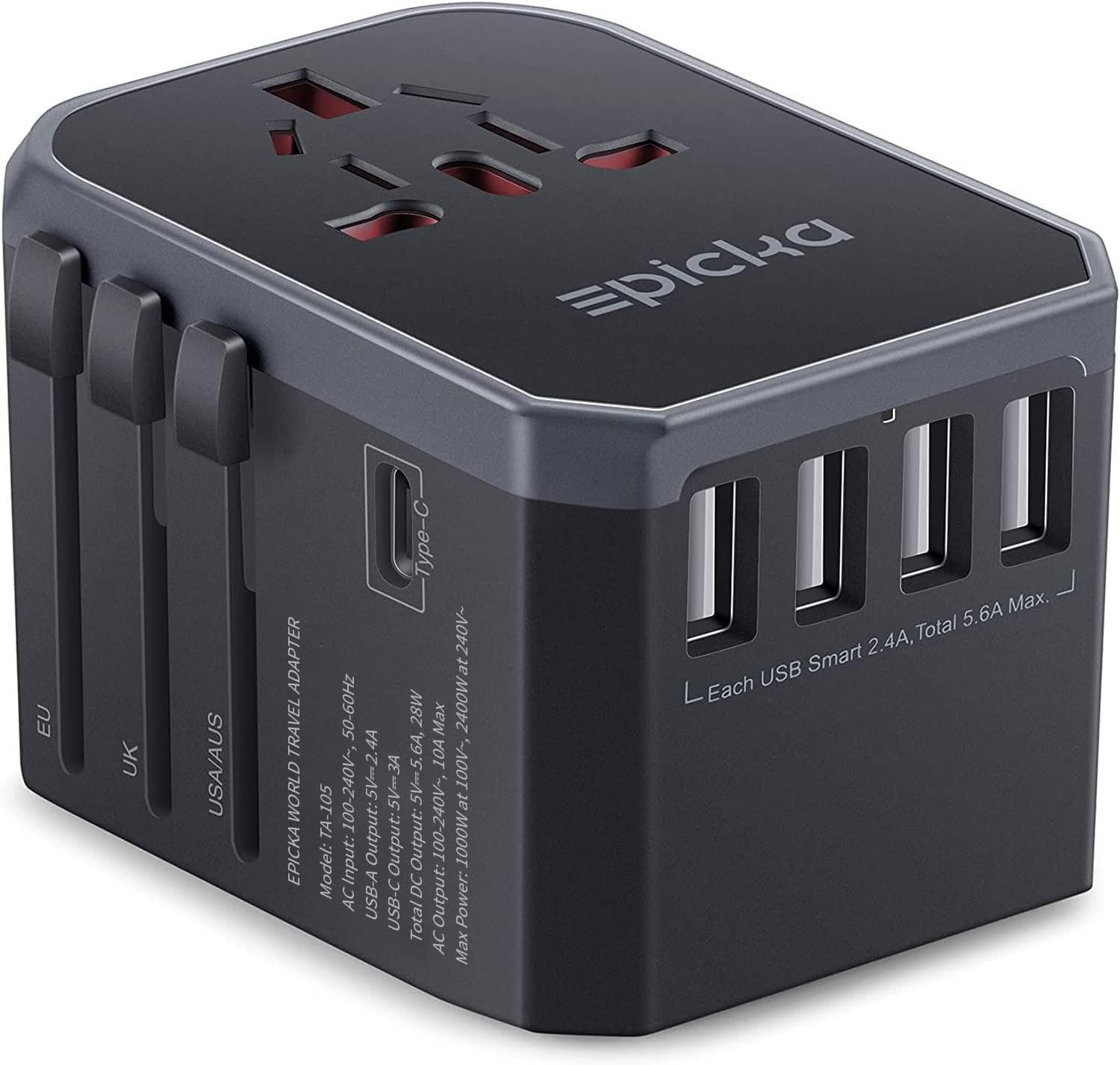 EPICKA Universal Travel Adapter