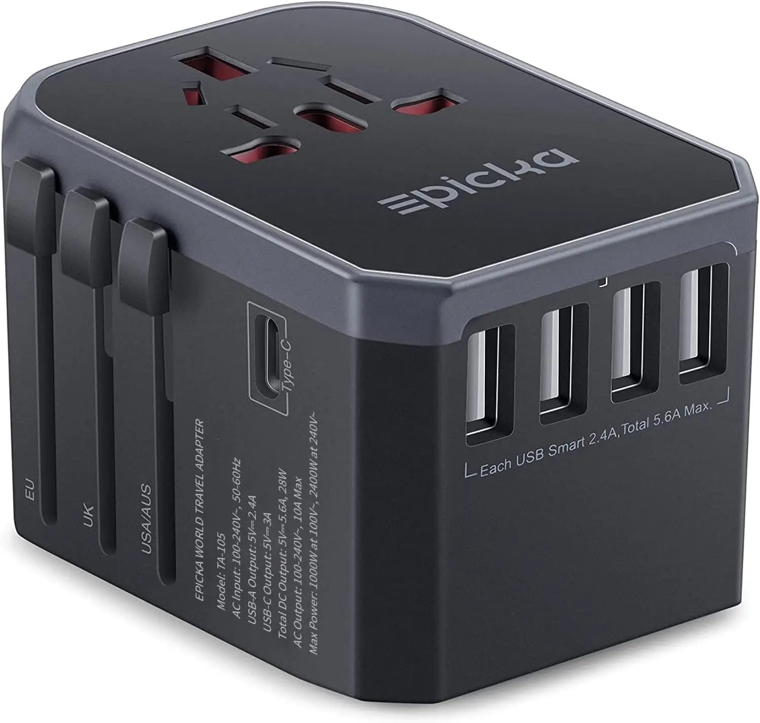 EPICKA Universal Travel Adapter