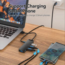 USB-C 4-Port Hub with Charging - USB 3.0 Splitter