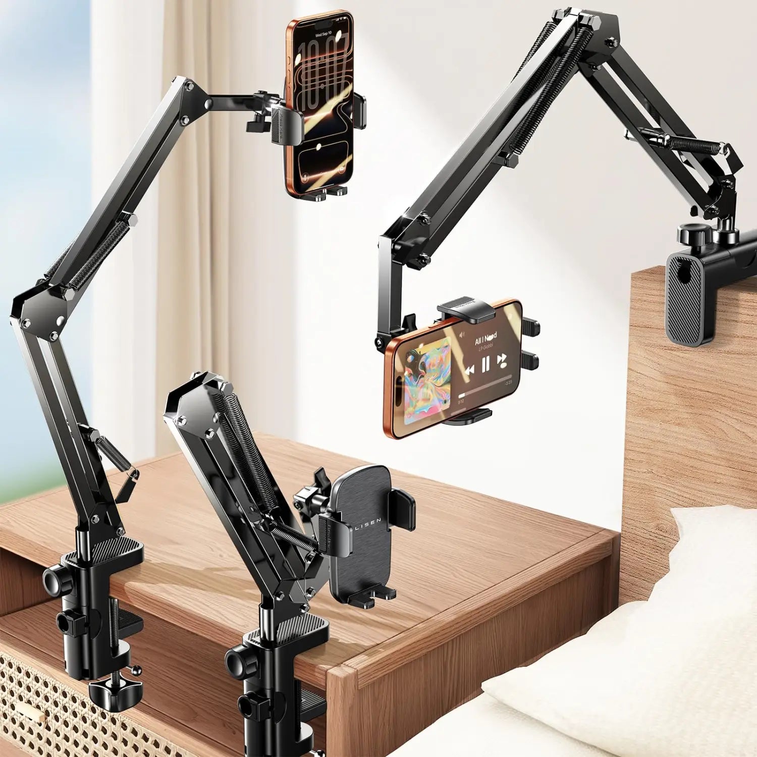 LISEN Gooseneck Phone Holder