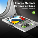 SEANCHEER P05 Portable Charger, Magnetic Power Bank, Small Wireless Powerbank, Battery Pack10000Mah Travel Essentials Fast Charging with Built in Cable, Foldable Wall Plug for Iphone,Samsung,Andriod,Back to School,Back to School Haul