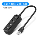 USB-C 4-Port Hub with Charging - USB 3.0 Splitter