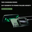 Portable Magnetic Mini 10000Mah Wireless Fast Charger with LED Digital Display for Outdoor Travel and Emergency Power for Phone, Magnetic Powerbank Charger
