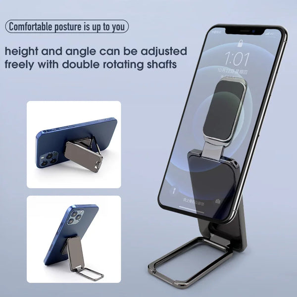 Foldable Mobile Phone Holder Ring Buckle Retractable Desktop Cell Phone Stands Car Magnetic Mobile Support Phone Accessories