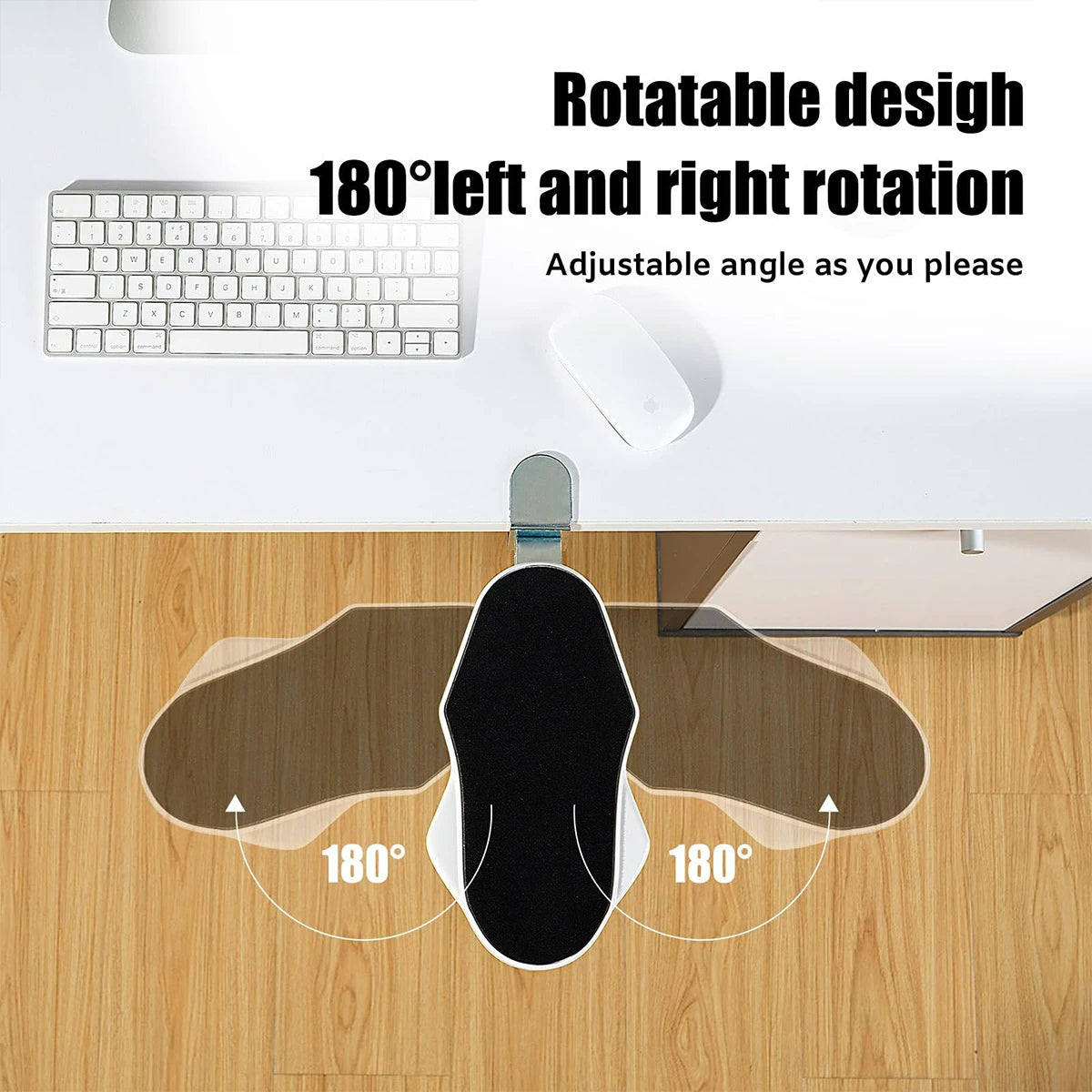 Adjustable Computer Arm Wrist Support Bracket – extended reach position