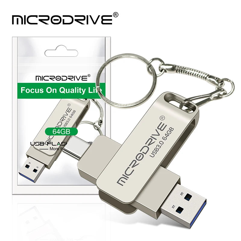 USB C Type C USB3.0 flash drive 64GB 128GB 256GB  for Huawei and Andriods SmartPhone