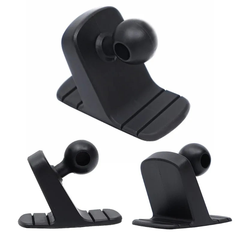 Car Cell Phone Holder Base 17mm Ball Head Base Dashboard Mounting Suction Cup Anti-slip Bracket Air Outlet Clip Car Accessories