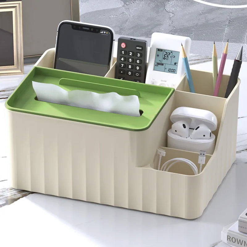 6-Section Desk & Tissue Organizer – desk placement