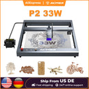ACMER P2 33W lasers Engraver With Air Assist  Industrial Rails Wifi APP Control Laser Cutting Machine Carve Wood aluminium oxide