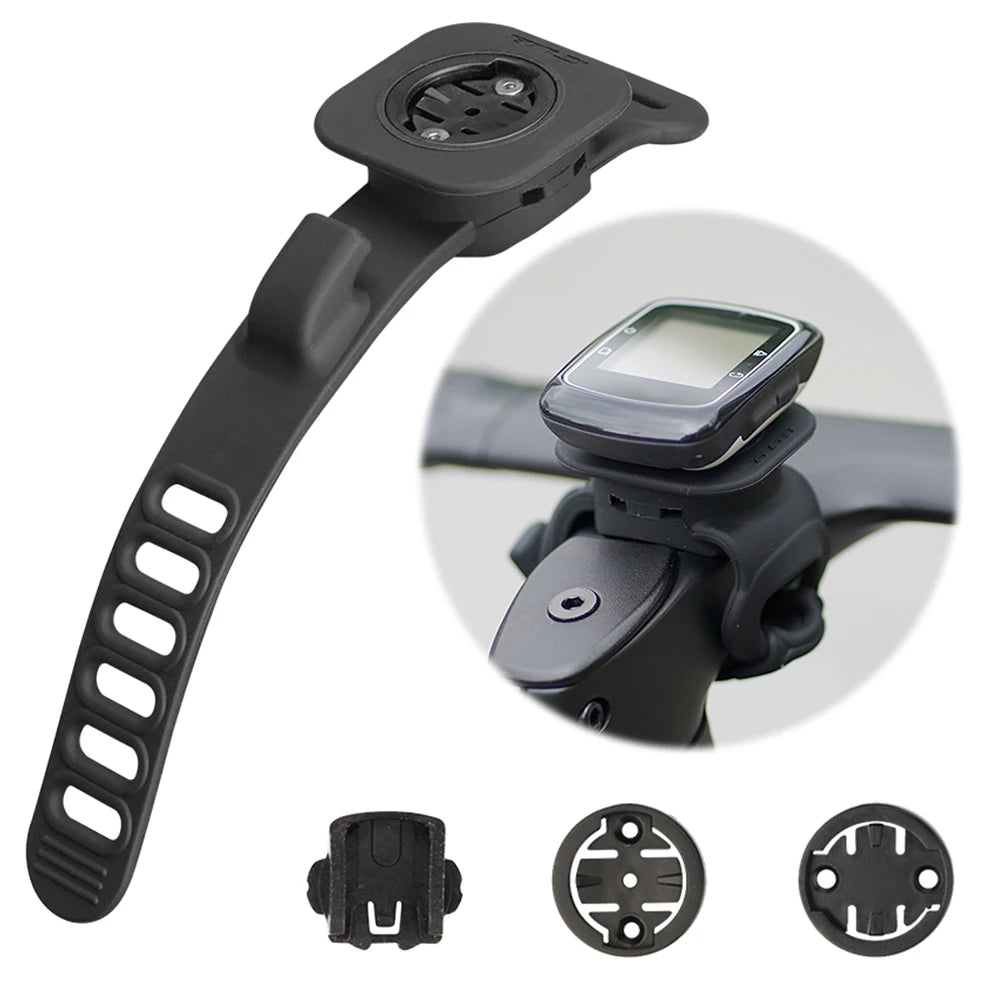 Silicone Bike Computer Mount – bike computer attached