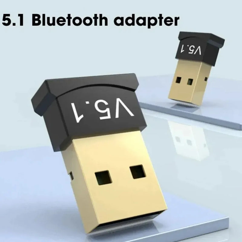 USB Bluetooth 5.1 Adapter Transmitter Receiver Bluetooth V5.3 Audio Bluetooth Dongle Wireless USB Adapter For PC Laptop Computer