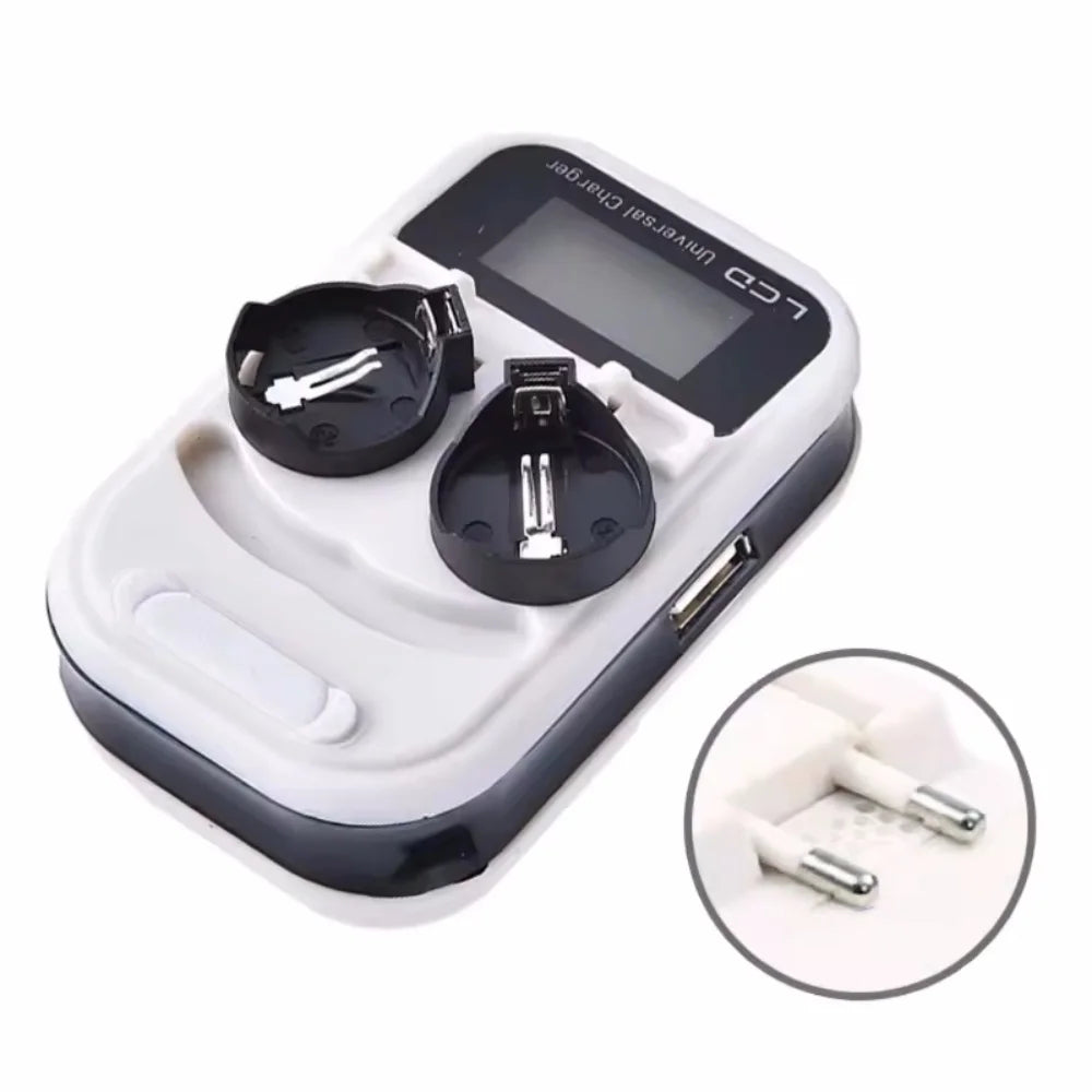 LCD Smart Battery Charger – compatible battery types