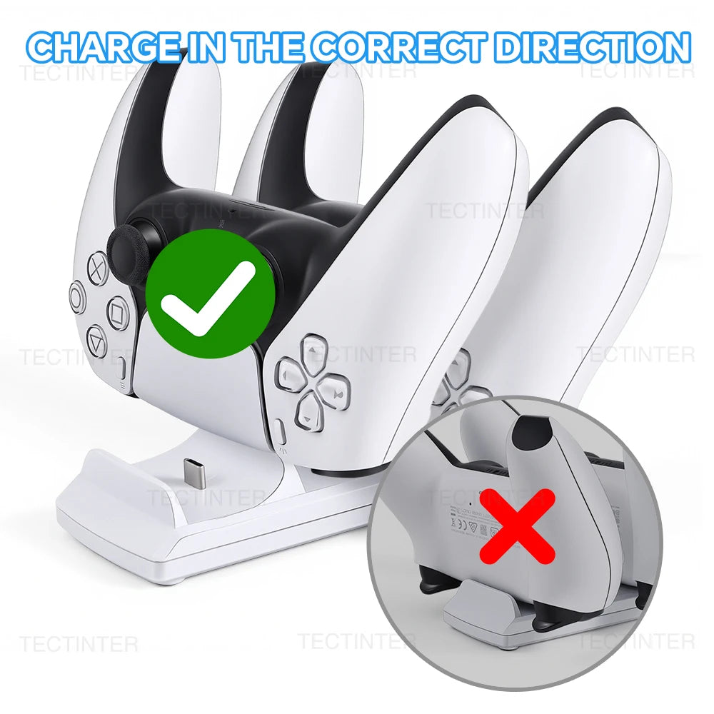 PS5 Dual Controller Charging Dock – size comparison