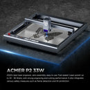 ACMER P2 33W lasers Engraver With Air Assist  Industrial Rails Wifi APP Control Laser Cutting Machine Carve Wood aluminium oxide