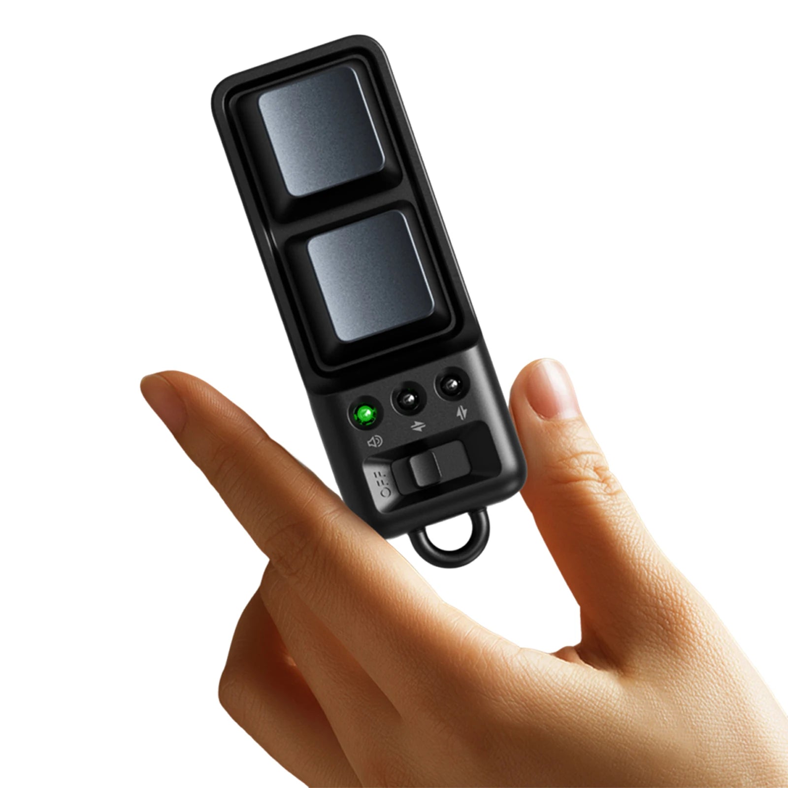 Bluetooth Page Turner Remote – dual buttons close-up