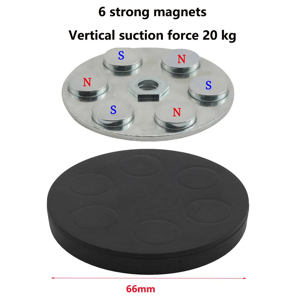 Magnetic Gym Tripod Phone Holder – magnet strength close-up