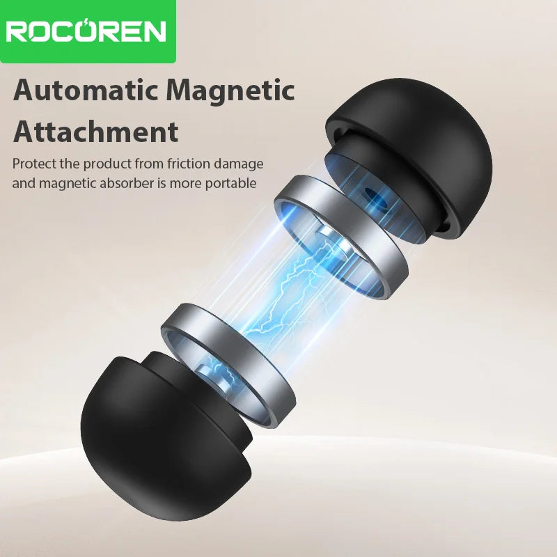 Rocoren Magnetic Laptop Cooling Stand – side profile raised