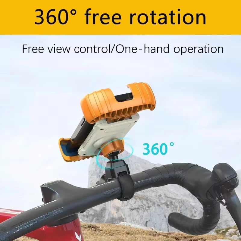 360° Rotating Motorcycle Phone Mount – 360 rotation demo