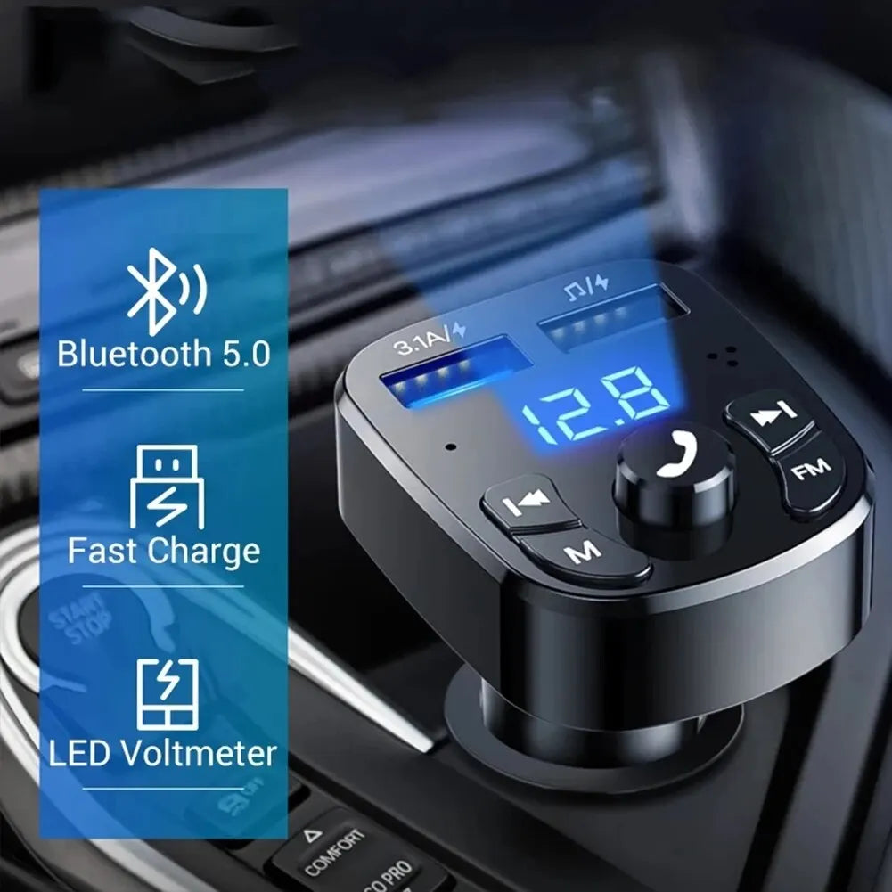 Bluetooth FM Transmitter Car Kit – installed in car