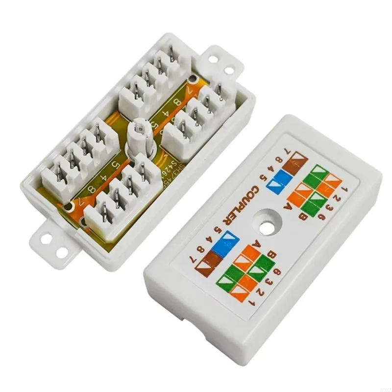 Cat6 RJ45 Junction Box – installed on wall