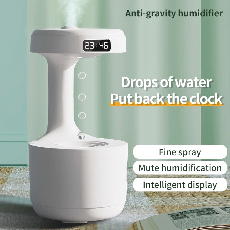 800ML Anti Gravity USB Air Humidifier Ultrasonic Levitating Water Drops Cool