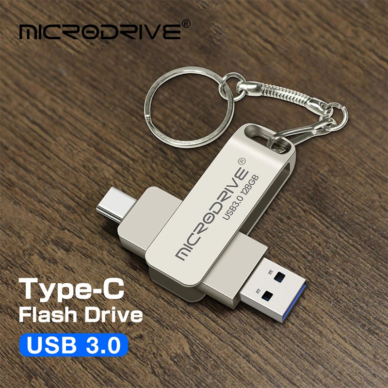 USB C Type C USB3.0 flash drive 64GB 128GB 256GB  for Huawei and Andriods SmartPhone