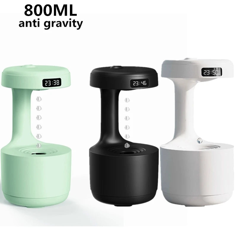 800ML Anti Gravity USB Air Humidifier Ultrasonic Levitating Water Drops Cool Mist Maker Fogger Air Purifier Perfume Aromatherapy