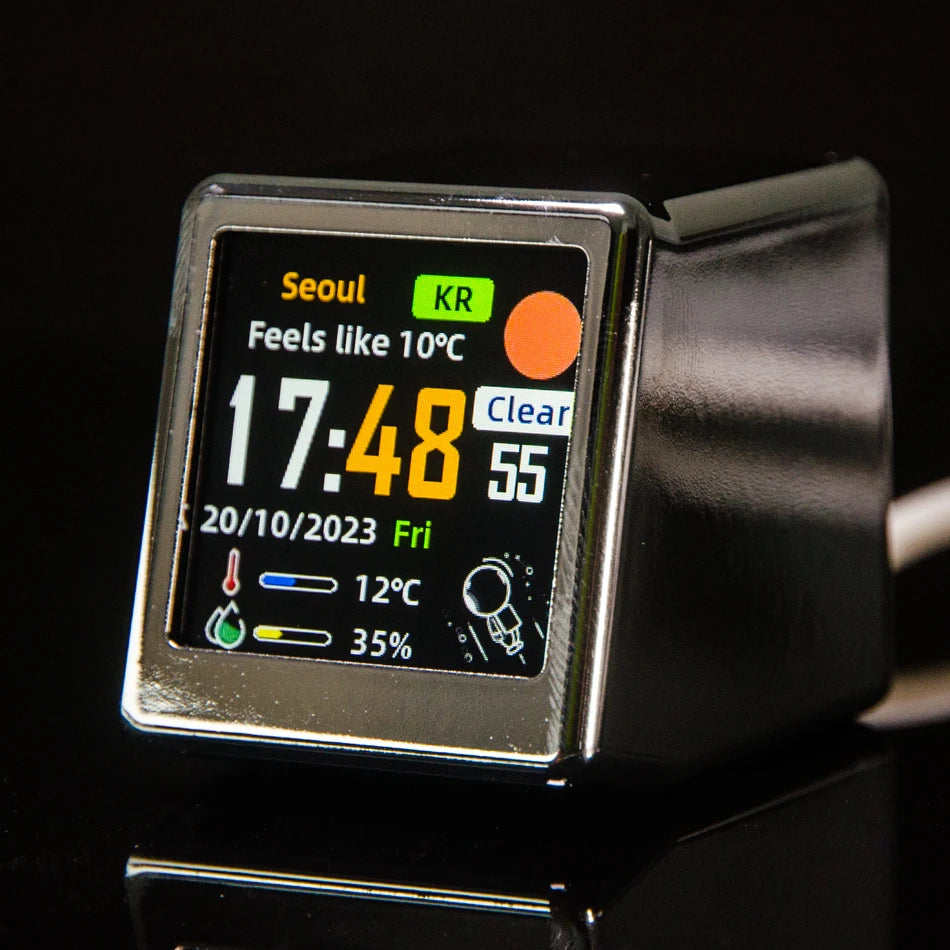 Mini Smart WiFi Weather Clock – packaging