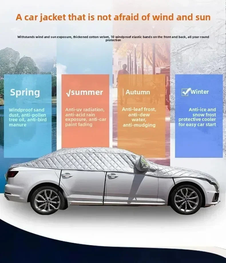 Full Car Cover, Weatherproof – installation demo